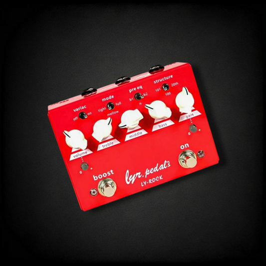 LY-ROCK BONGEER Red Distortion Single Block Effector Original Clone Pedal, E#P016