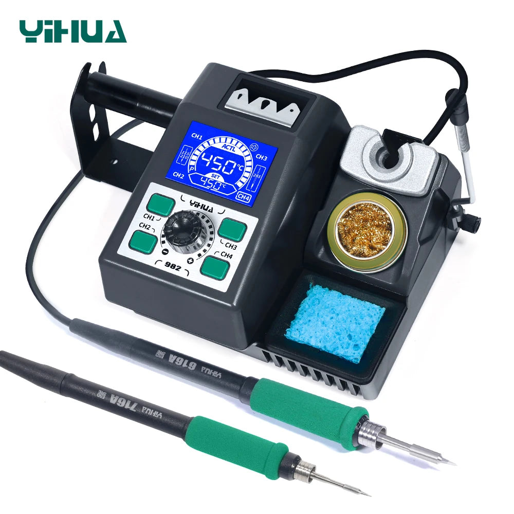 YIHUA 982 Double Solder Iron Handle  C245 C210 Electronic Soldering Station