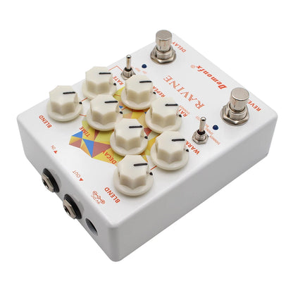 Demonfx RAVINE, REVERB Delay Pedal, DFX#015