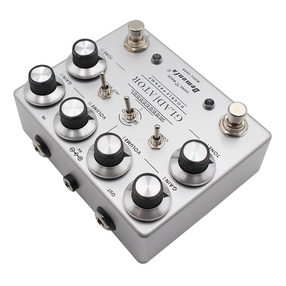 Demonfx GLADIATOR DOUBLE PREAMP OVERDRIVE PEDAL, DFX#014