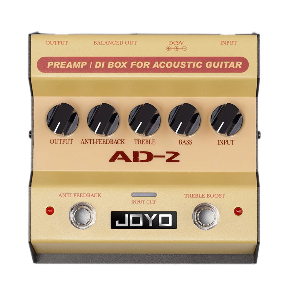 JOYO AD-2 Acoustic Guitar Effect Pedal / DI Box E#P002