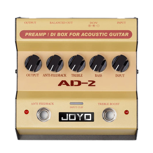 JOYO AD-2 Acoustic Guitar Effect Pedal / DI Box E#P002