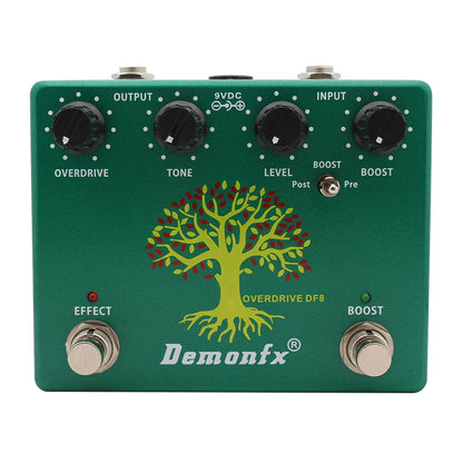 Demonfx DF8 Overdrive, Tube Overdrive TS808 + Boost. DFX#006