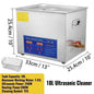 ULTRAÄÄNIPESURI. VEVOR 1.3L 2L 3L 6L 10L 15L 22L 30L Ultrasonic Cleaner Portable Washing Machine Ultrasound