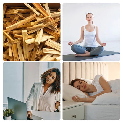 1-20Pcs Palo Santo Sticks Scented Aroma Sticks Purifying Healing Stress Relief Natural Crude Wood Strips for Living Room Office