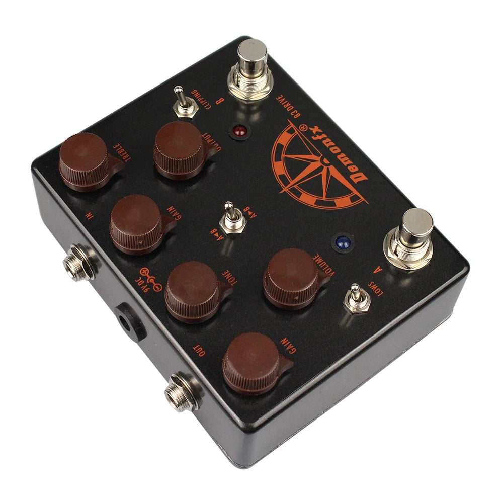 Demonfx 83 DRIVE Guitar Effect Pedal Combined BLUES BREAKER And KLON CENTAUR In One Pedal, DFX#001