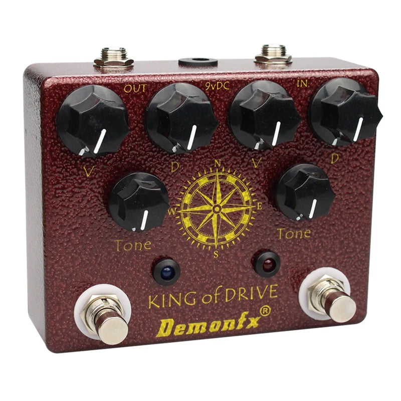 Demonfx King of Tone Overdrive Stomp. Based on Analog Man King of Drive, DFX#004