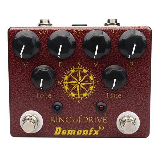 Demonfx King of Tone Overdrive Stomp. Based on Analog Man King of Drive, DFX#004