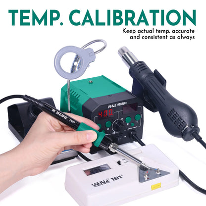 YIHUA 938BD-II 740W Hot Air Gun Rework and Solder Station with LED Lamp