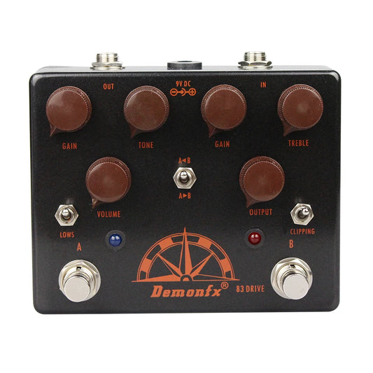 Demonfx 83 DRIVE Guitar Effect Pedal Combined BLUES BREAKER And KLON CENTAUR In One Pedal, DFX#001