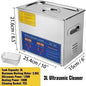 ULTRAÄÄNIPESURI. VEVOR 1.3L 2L 3L 6L 10L 15L 22L 30L Ultrasonic Cleaner Portable Washing Machine Ultrasound