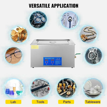 ULTRAÄÄNIPESURI. VEVOR 1.3L 2L 3L 6L 10L 15L 22L 30L Ultrasonic Cleaner Portable Washing Machine Ultrasound